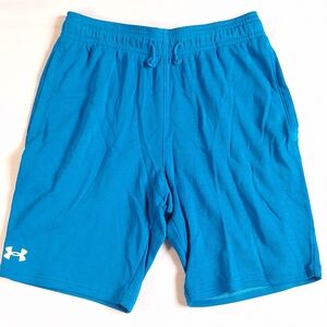 Under Armour Blue Youth Athletic Shorts, Large
